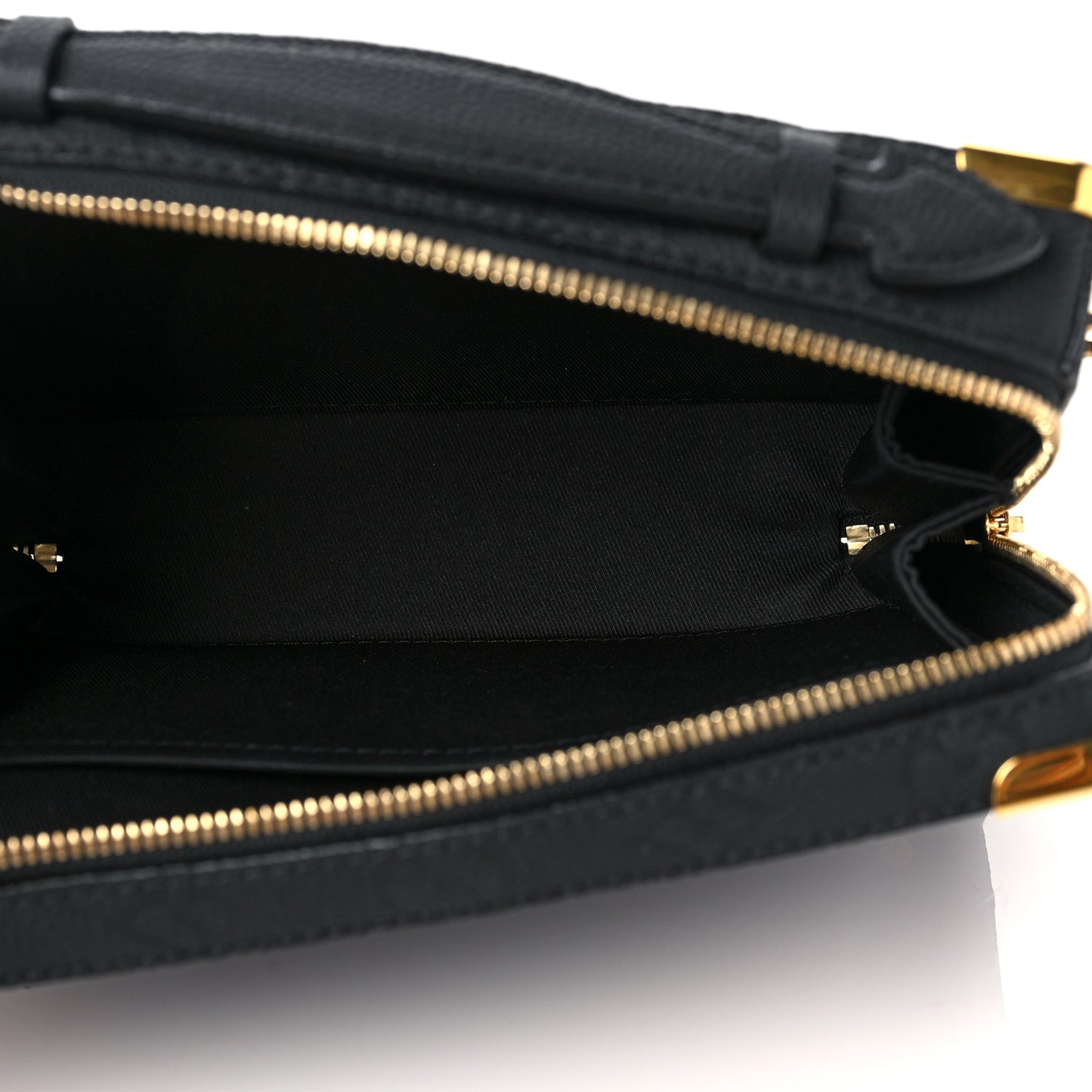 X NBA Grained Calfskin Monogram Handle Trunk Black