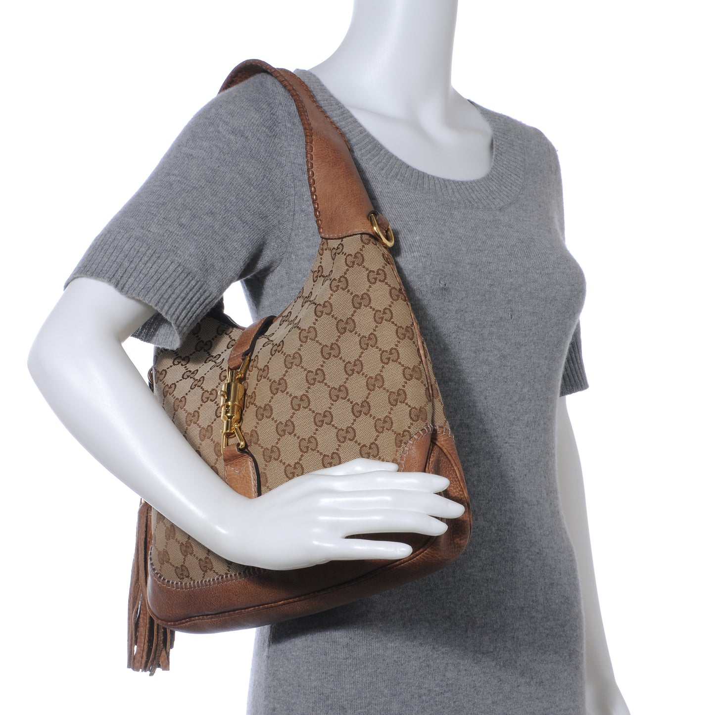 Monogram Small New Jackie Hobo