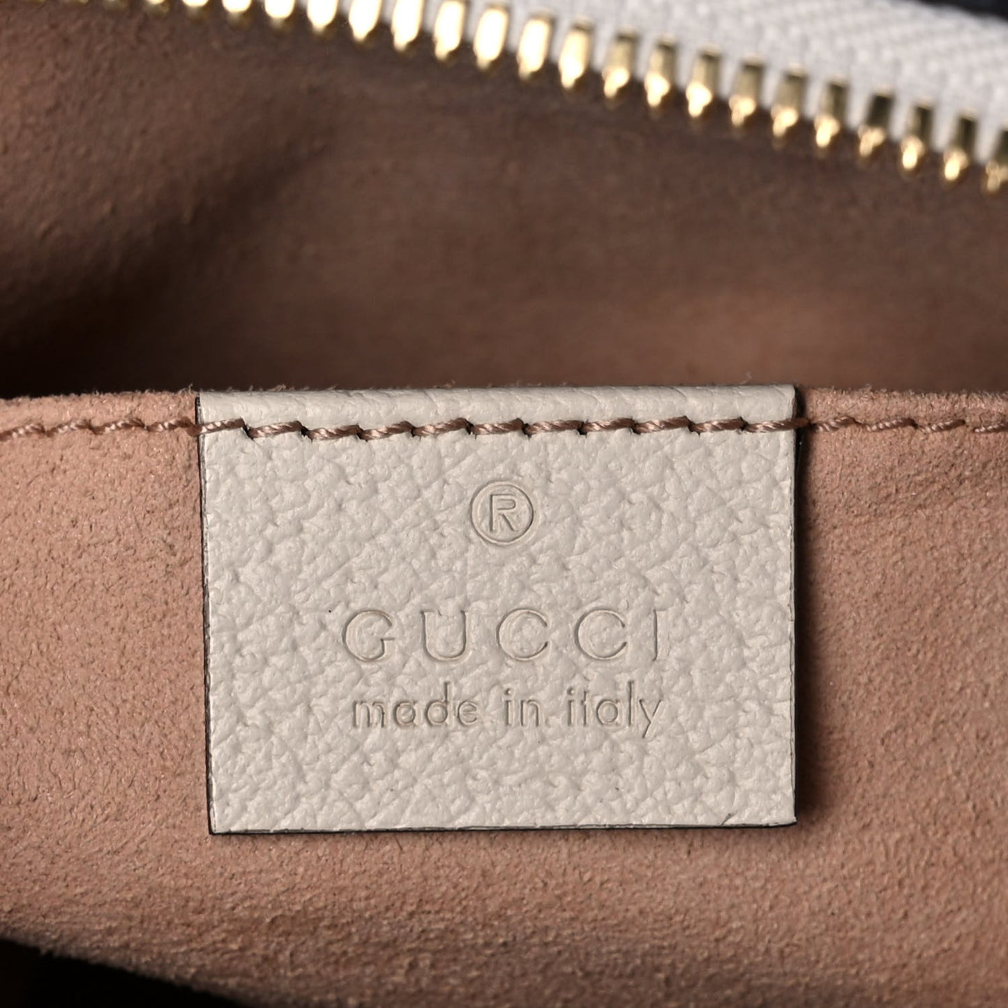Textured Dollar Calfskin Web Small Ophidia Dome Shoulder Bag Mystic White