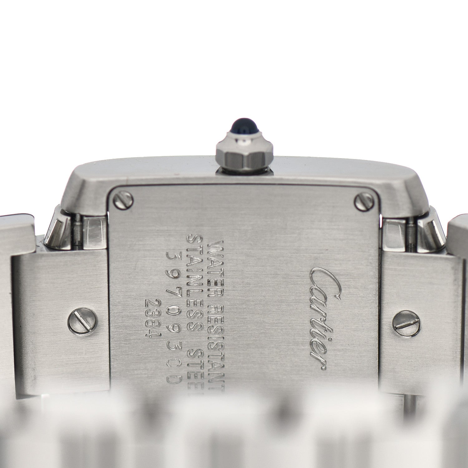 Cartier Stainless Steel 20mm Tank Francaise Quartz Watch 4 of 4