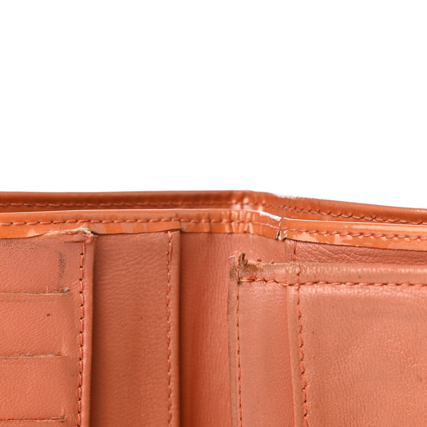 Patent CC Yen Wallet Orange