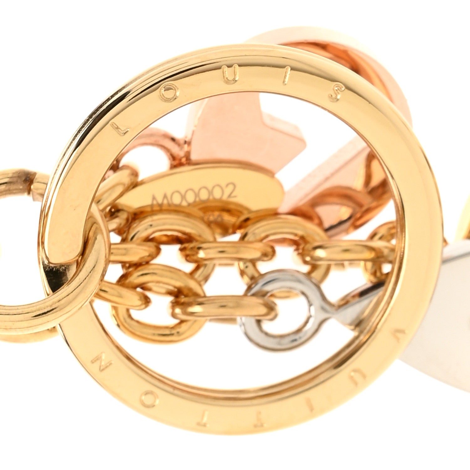 Louis Vuitton Malletage Blossom Bag Charm Key Holder 3 of 4