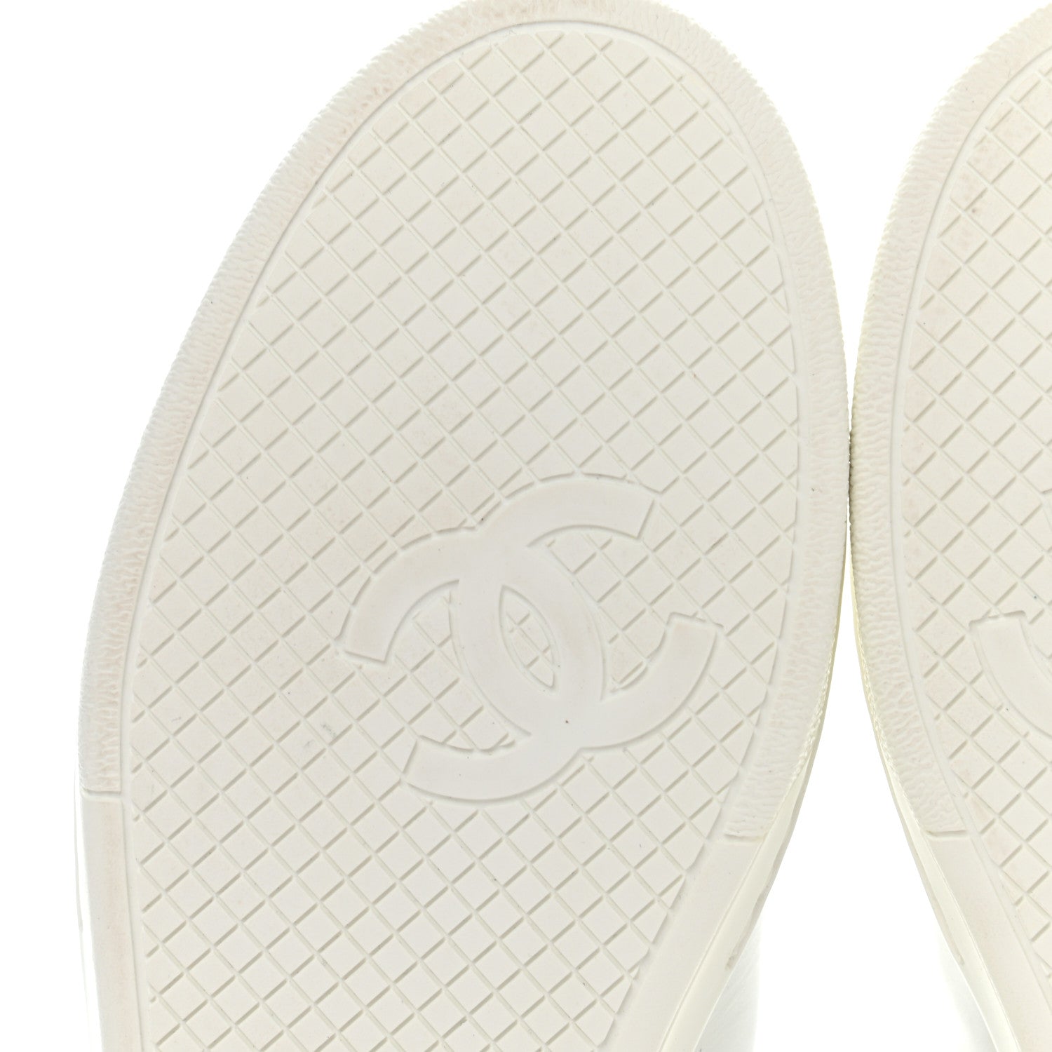 Chanel Calfskin CC Sneakers 36 White 9 of 11