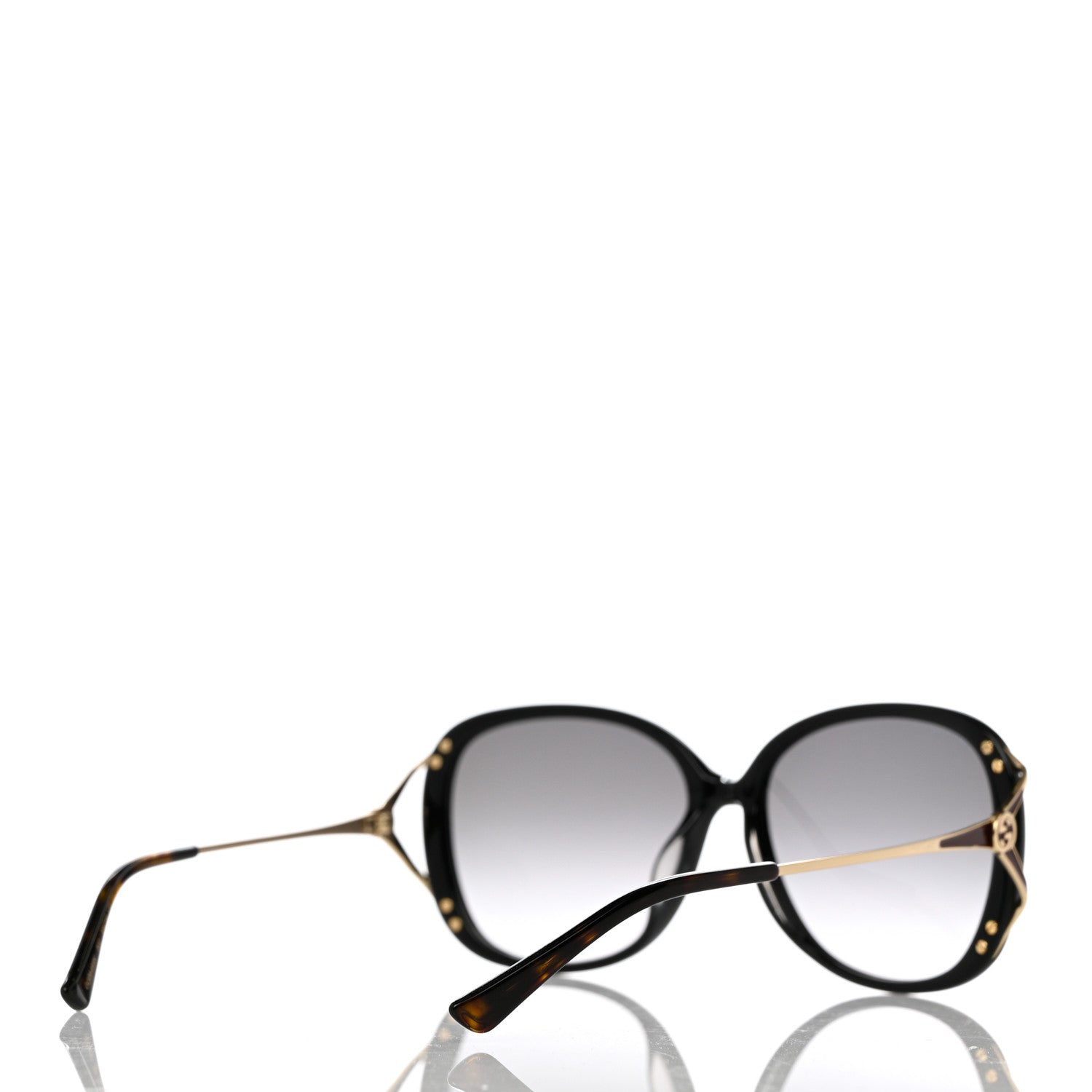 Gucci Acetate Metal Oversized Sunglasses GG0649SK Black 4 of 8