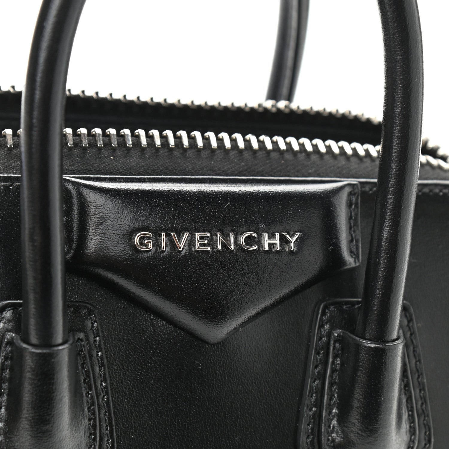 Givenchy Shiny Lord Calfskin Mini Antigona Black 6 of 9