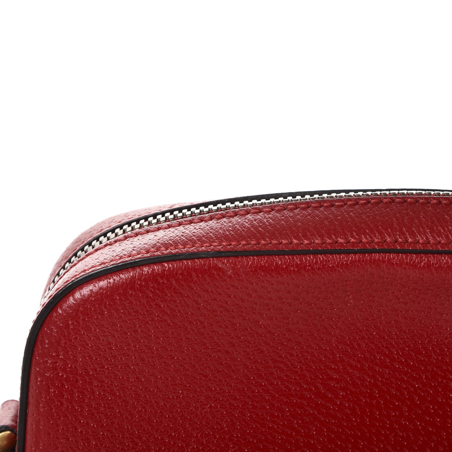 Calfskin Animalier Web Disco Red