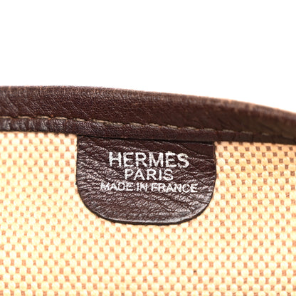 Hermes Toile Taurillon Clemence Evelyne PM Ecru Ebene 6 of 12
