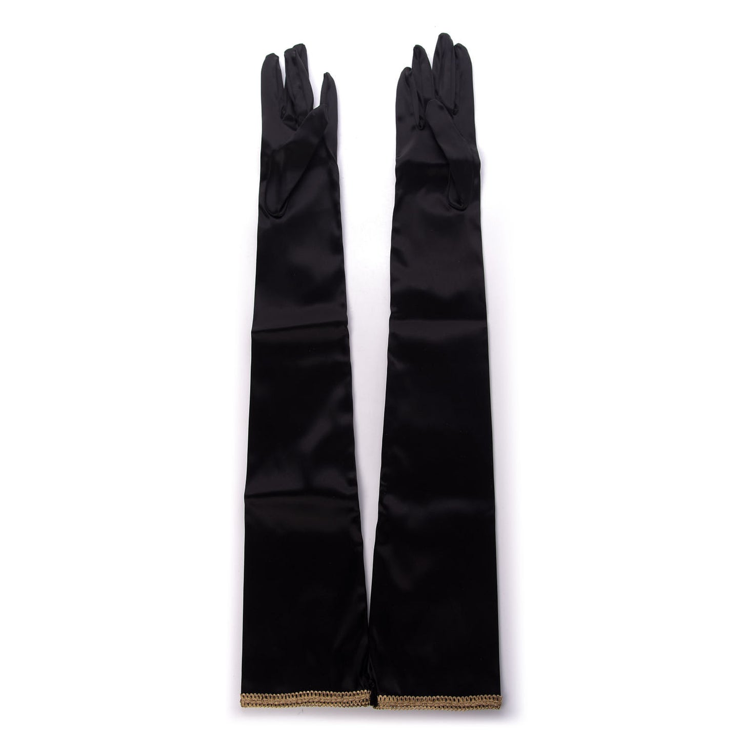 Satin Stretch Anika Gloves S Black