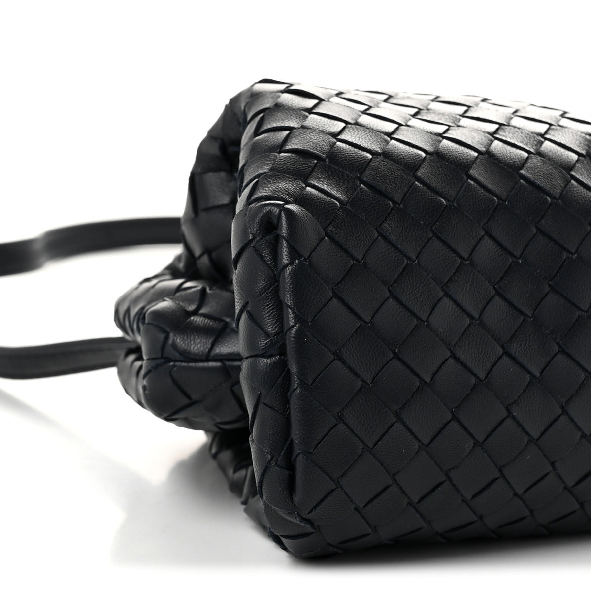 Bottega Veneta Nappa Intrecciato Maxi The Lauren 1980 Clutch Midnight 10 of 11