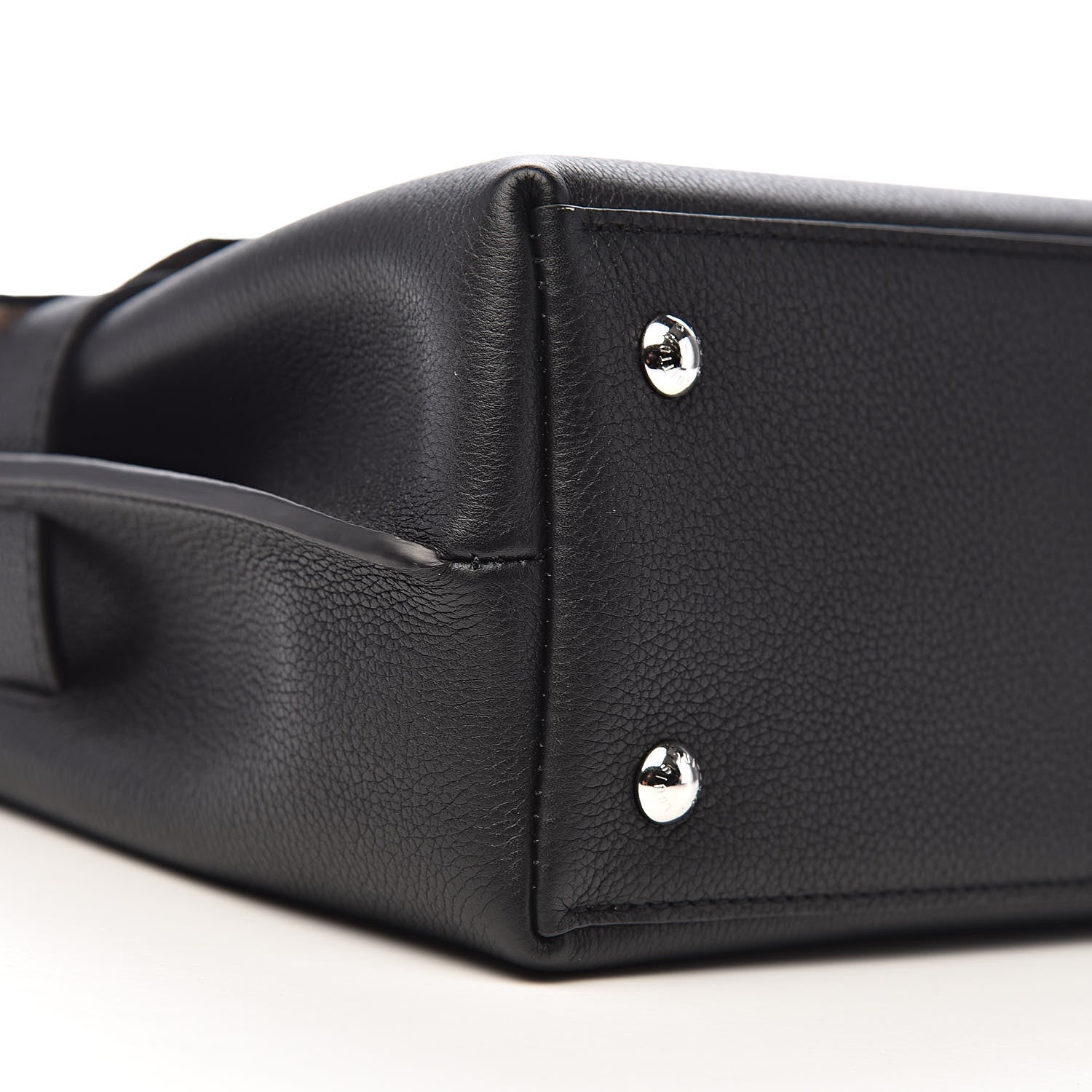 Louis Vuitton Calfskin Lockme Ever BB Black 7 of 10
