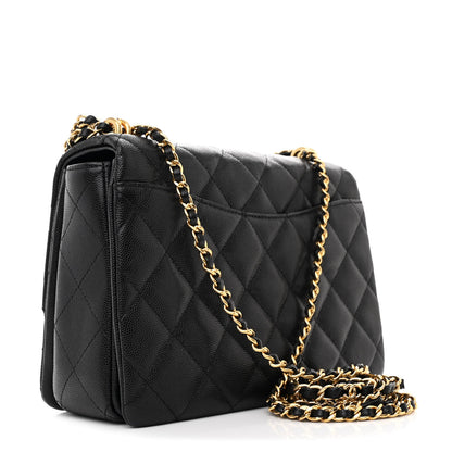 Chanel Caviar Quilted Coco First Flap Black 3 of 11
