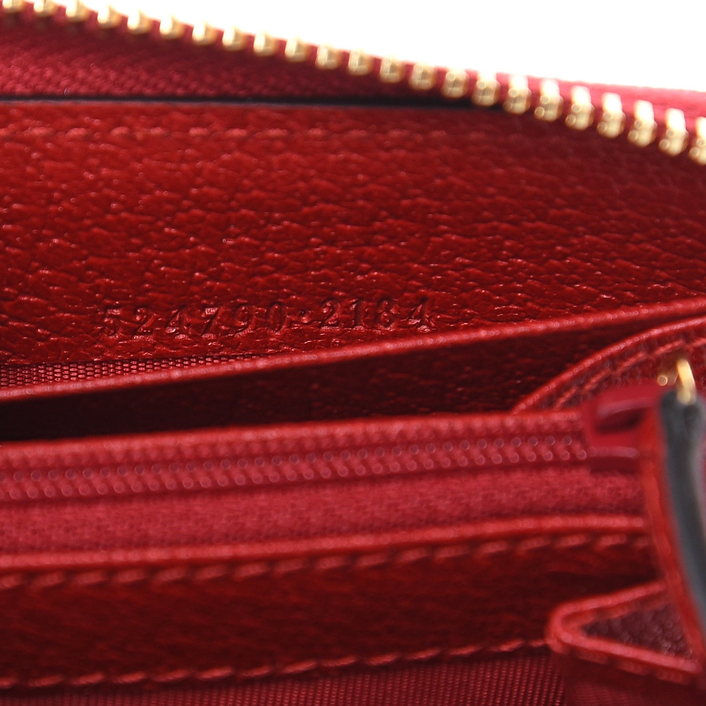 Canvas Sylvie Stripe Logo Zip Around Wallet Mystic White Hibiscus Red Maritime