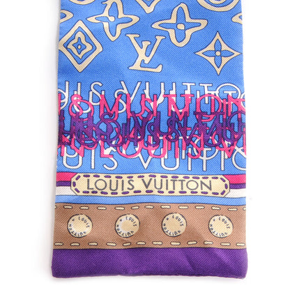 Louis Vuitton Silk Monogram Map Bandeau 3 of 5