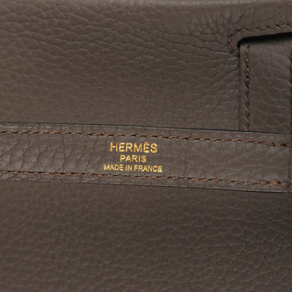 Hermes Taurillon Clemence Kelly Retourne 32 Etain 18 of 25