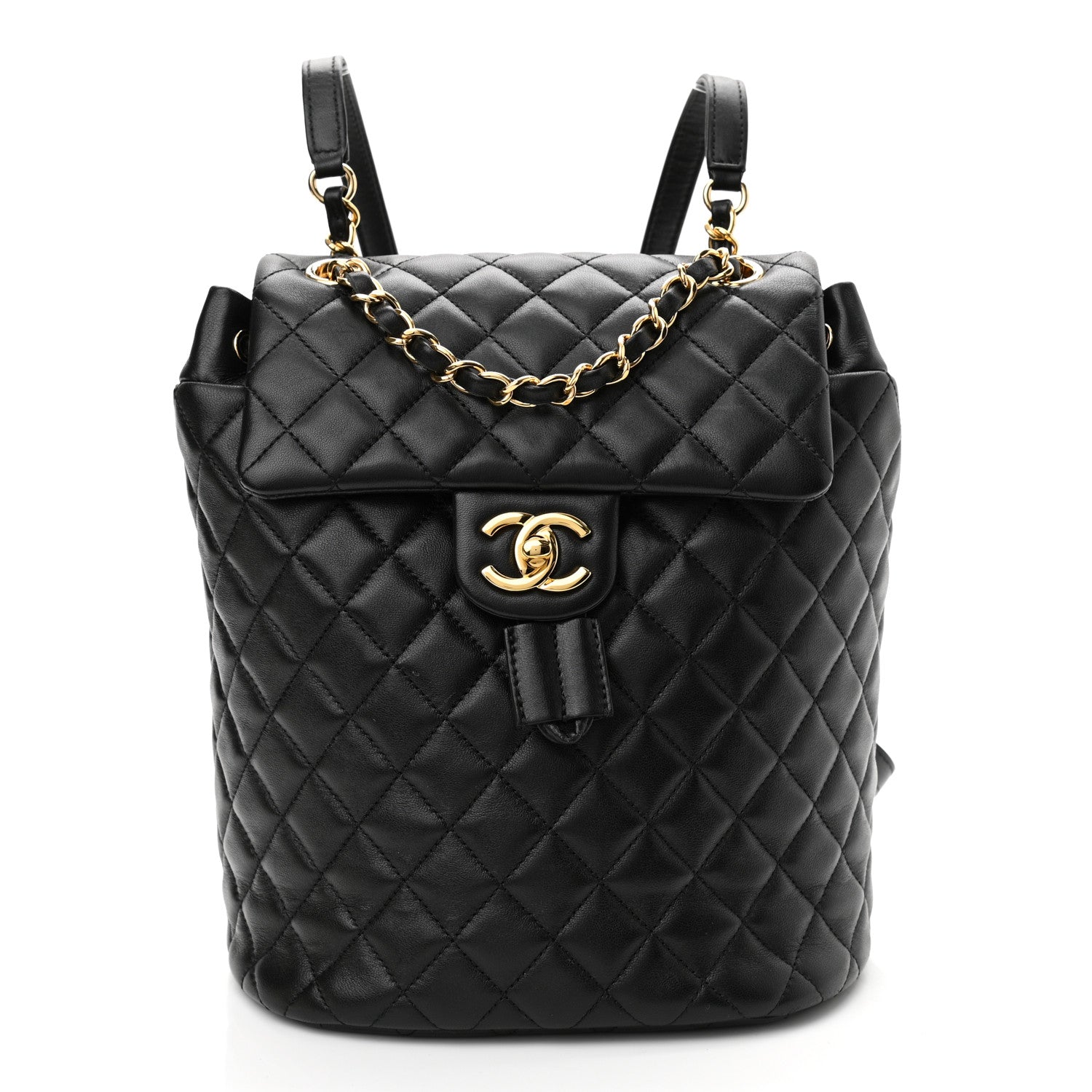 Chanel Lambskin Quilted Small Urban Spirit Backpack Black 1 of 13