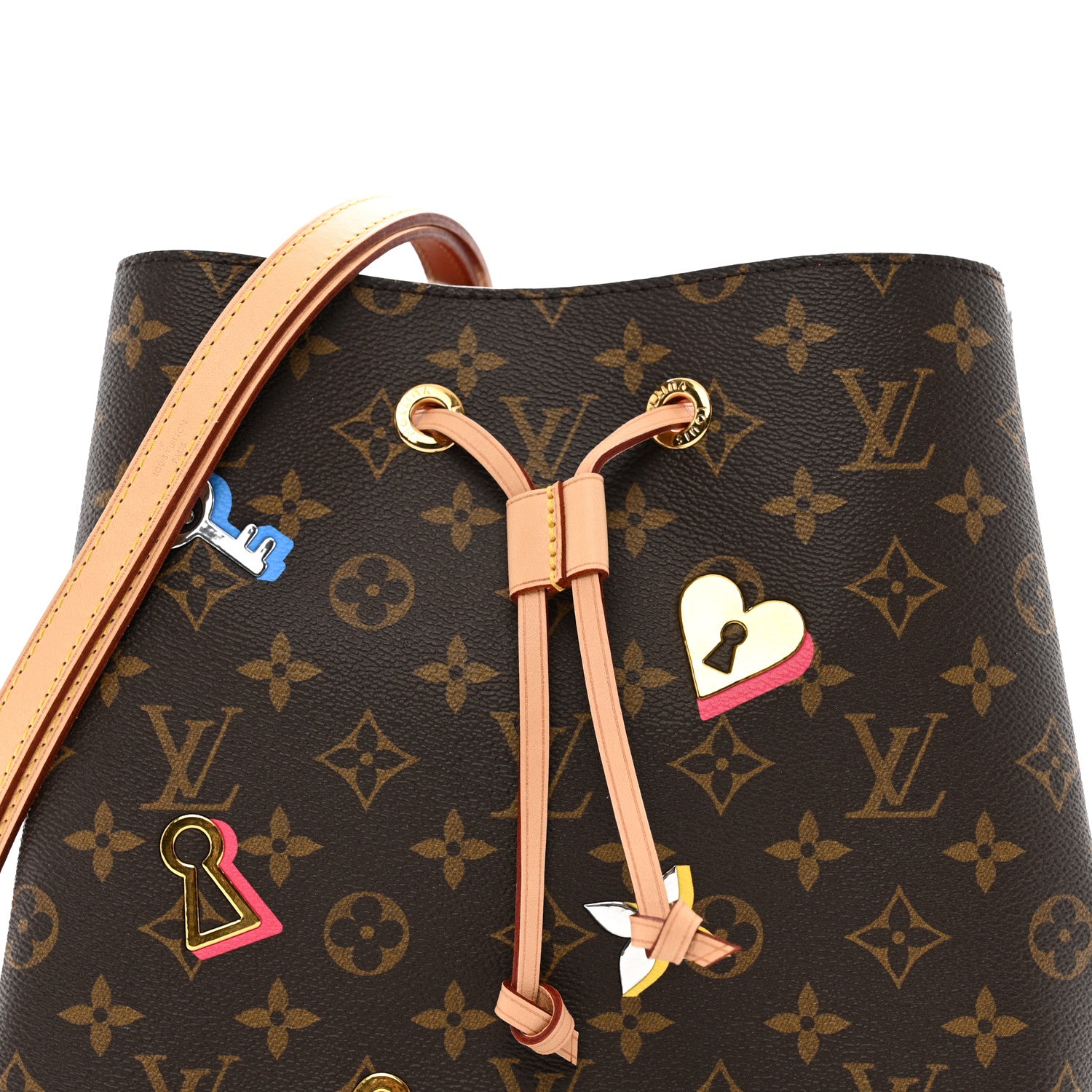 Louis Vuitton Monogram Love Lock Neonoe 5 of 10
