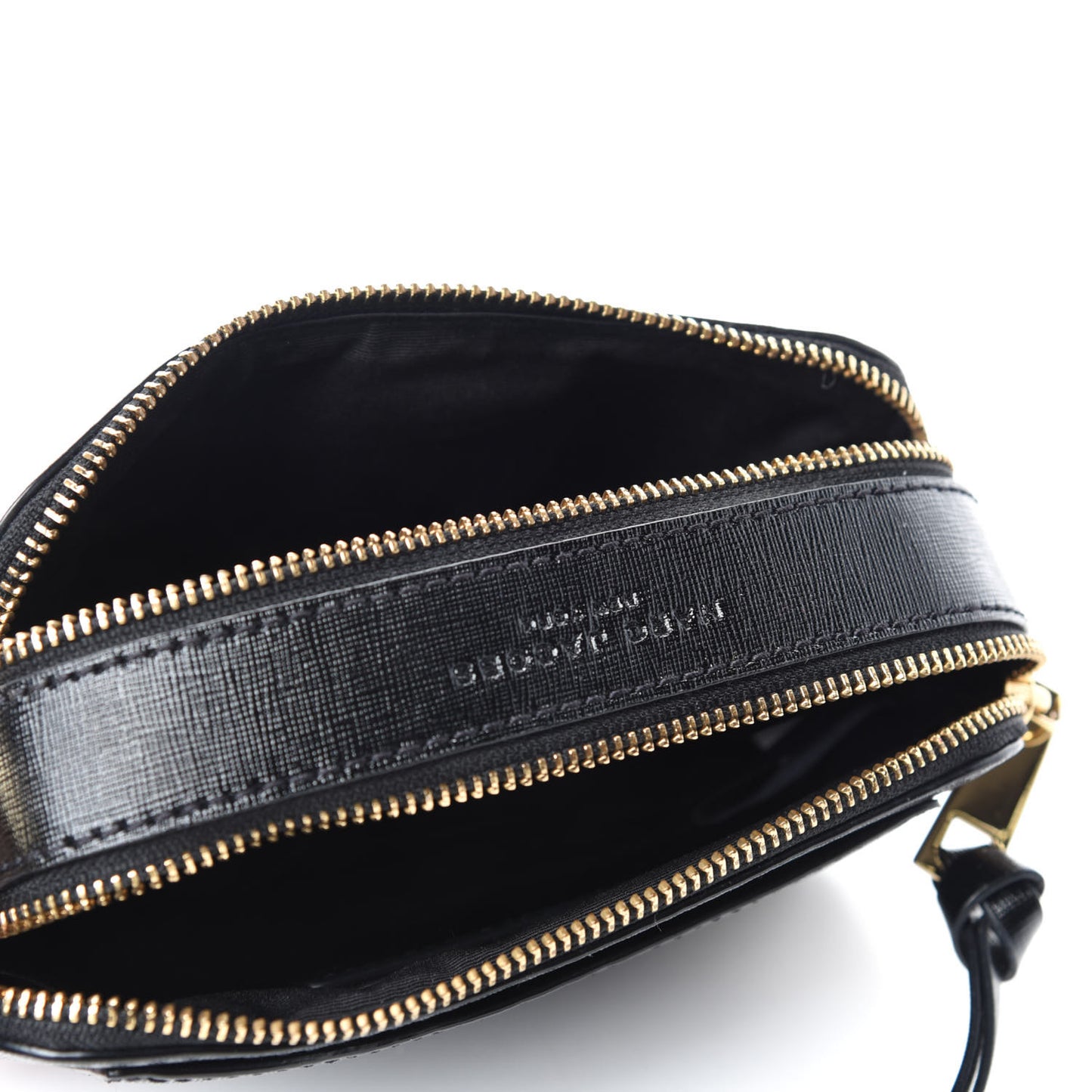 Saffiano Small Snapshot Camera Bag Black