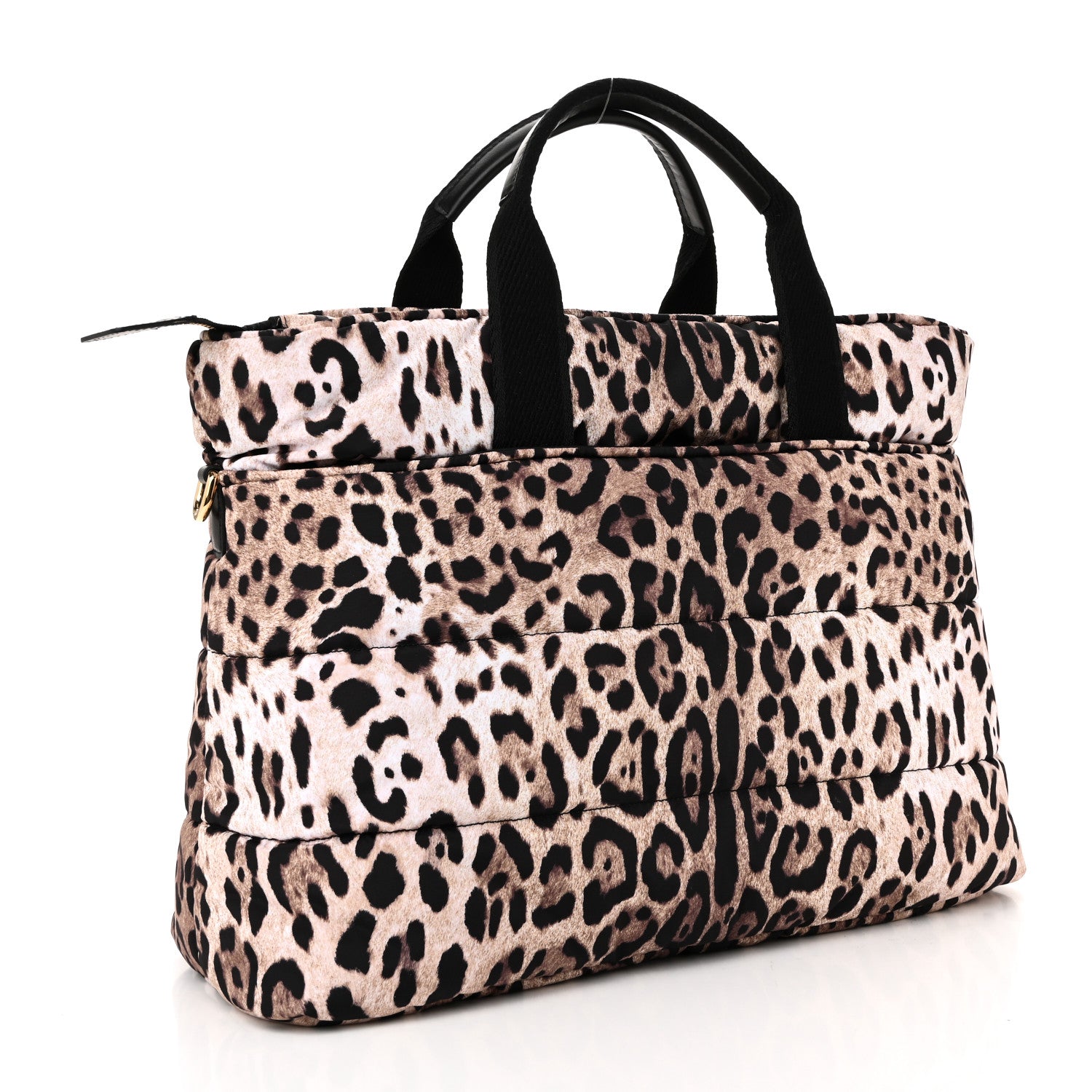 Dolce & Gabbana Nylon Leopard Print Changing Bag Brown 3 of 9