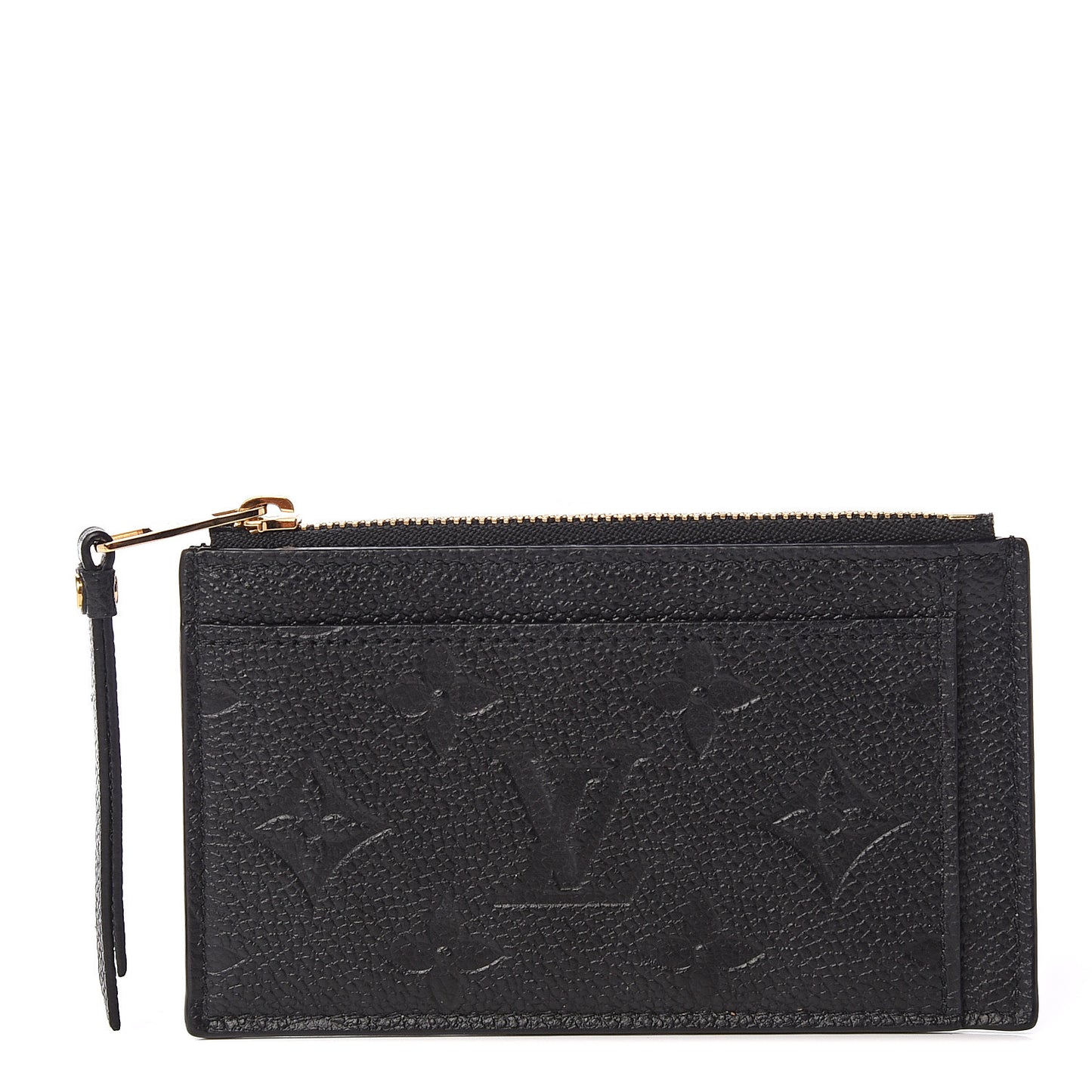 Empreinte Zipper Card Holder Black