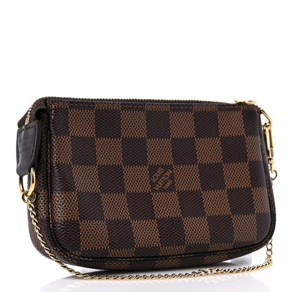 Louis Vuitton Damier Ebene Mini Pochette Accessories 4 of 12