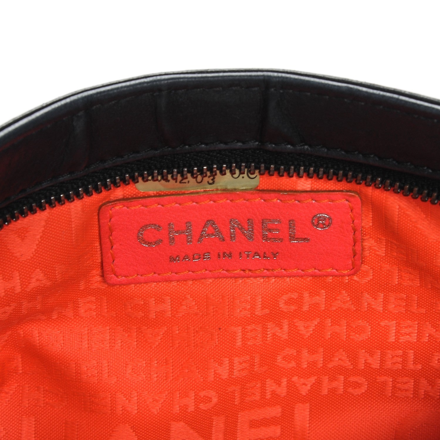Chanel Lambskin Lax Pochette Black 6 of 7