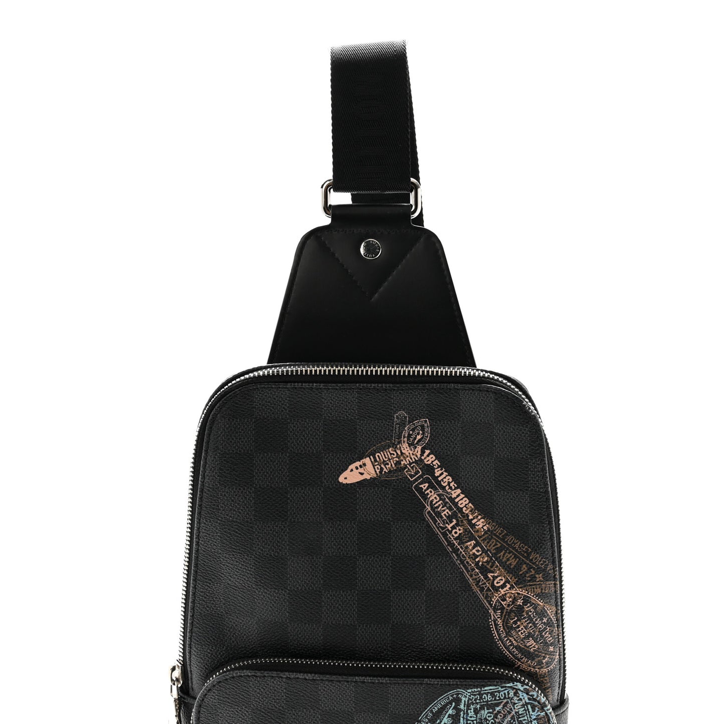Damier Graphite Wild Animals Avenue Sling Backpack