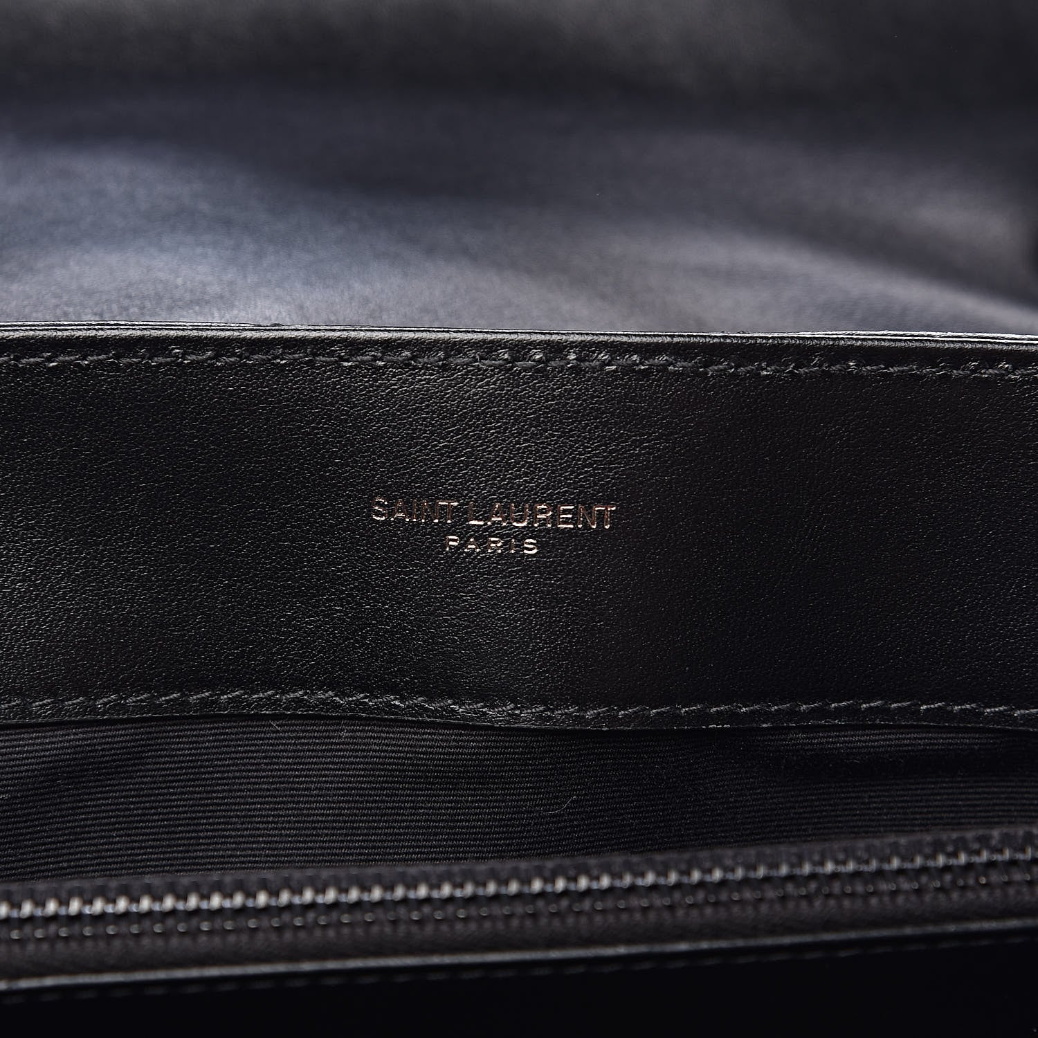 Saint Laurent Calfskin Y Quilted Monogram Medium Loulou Chain Satchel Black 7 of 10