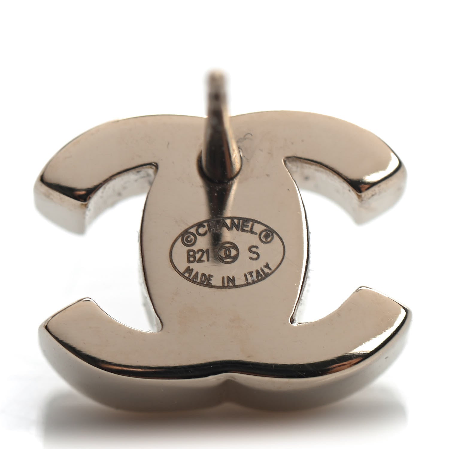 Chanel Metal CC Turnlock Earrings Gold 4 of 5