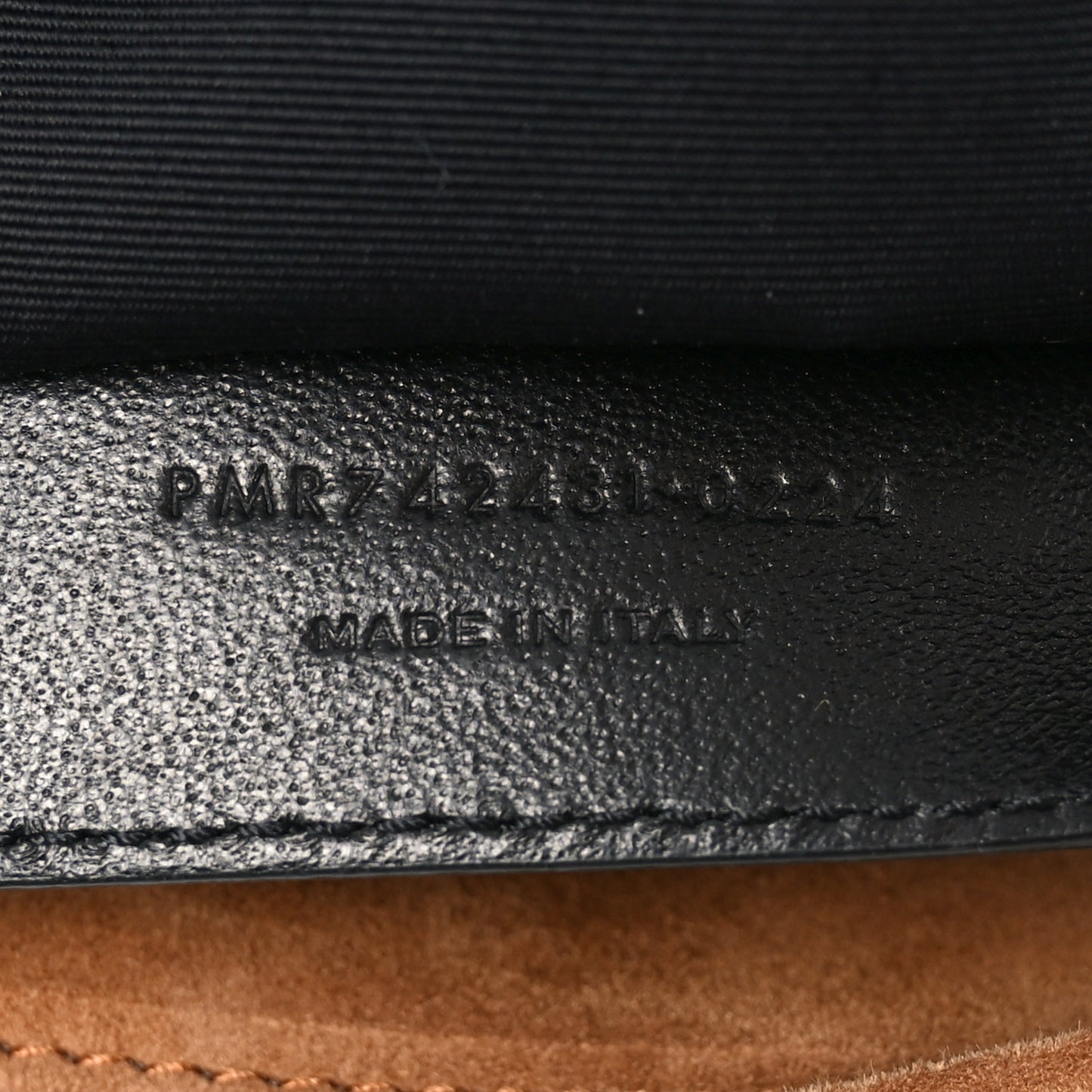 Suede Matelasse Monogram Large Jamie 4.3 Snuff