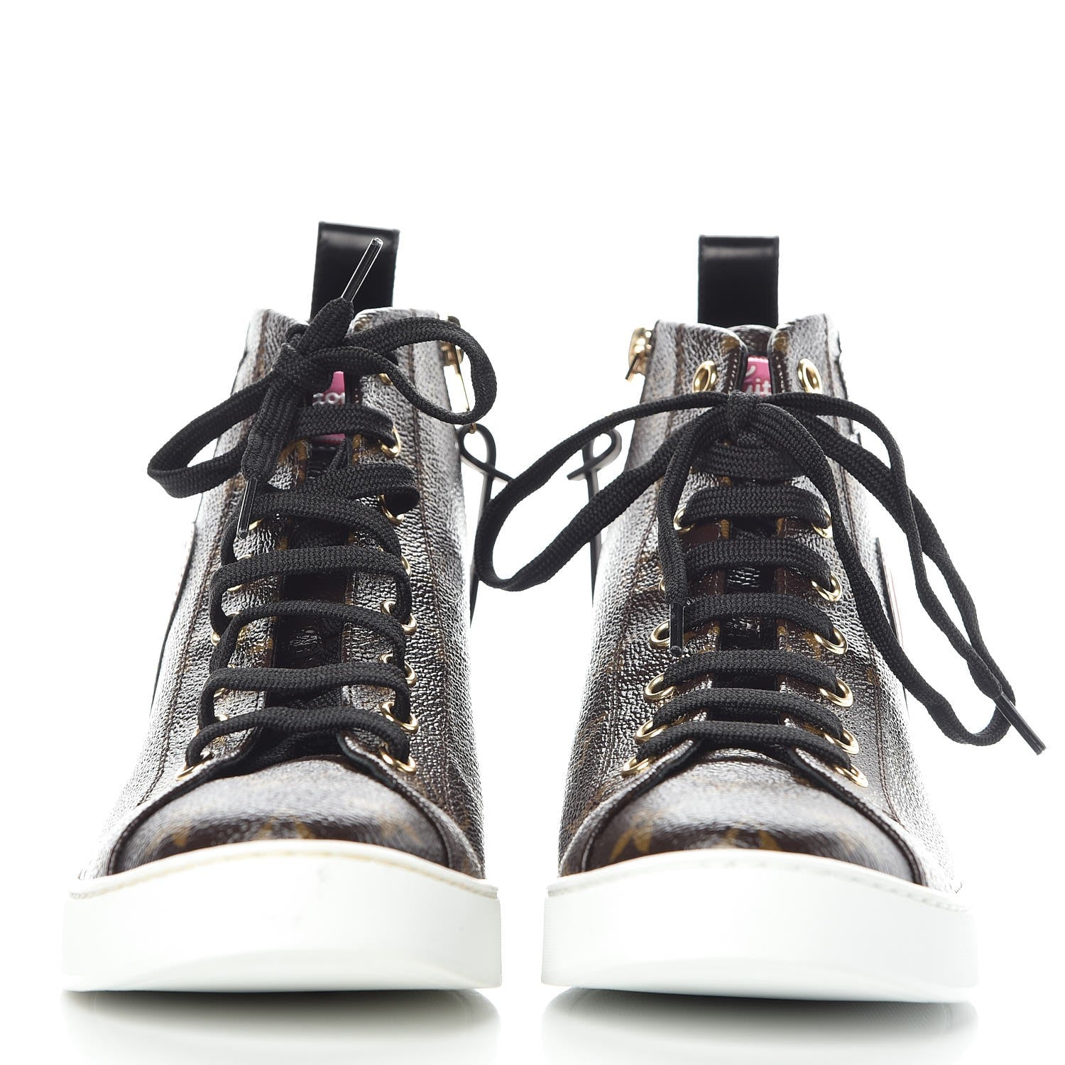 Louis Vuitton Calfskin Monogram World Tour Sneaker Boot 36 2 of 11