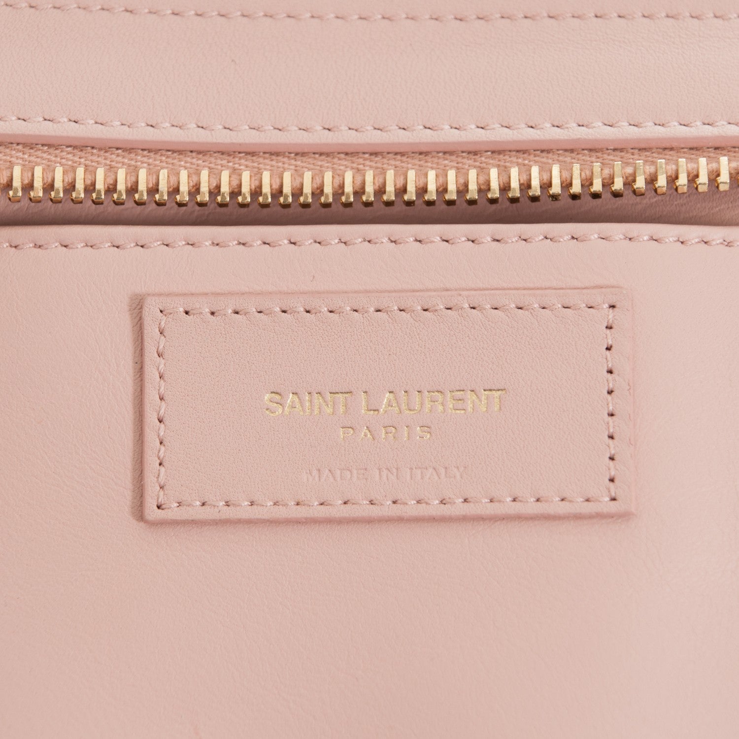 Saint Laurent Calfskin Monogram Small Cabas Pale Blush 7 of 8