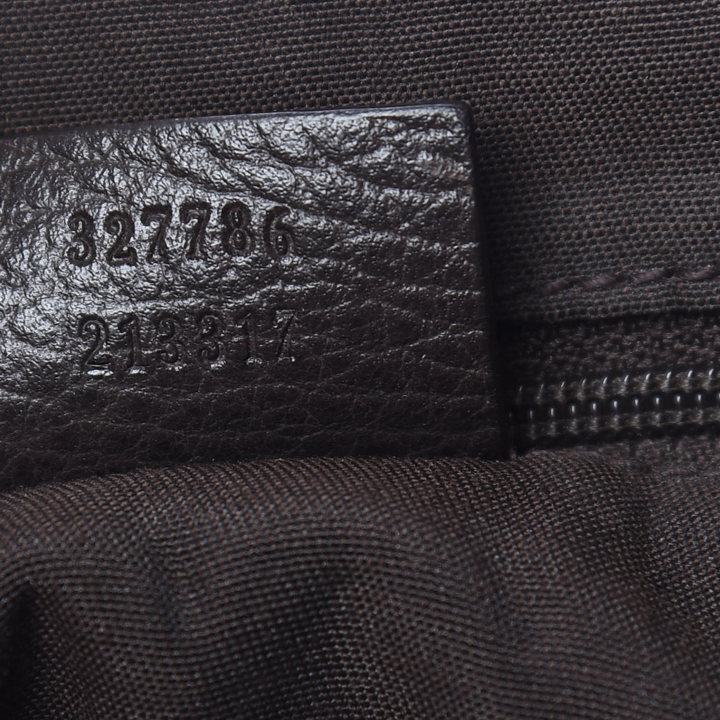 Crystal Monogram Large D Gold Hobo Dark Brown