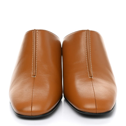 Hermes Calfskin Detail Mules 36 Beige Dore 2 of 9