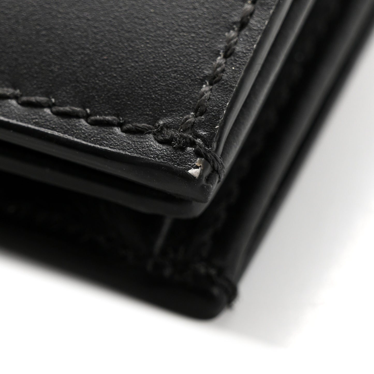Calfskin Medusa Barocco Rodeo Print Card Holder Wallet Black Multicolor