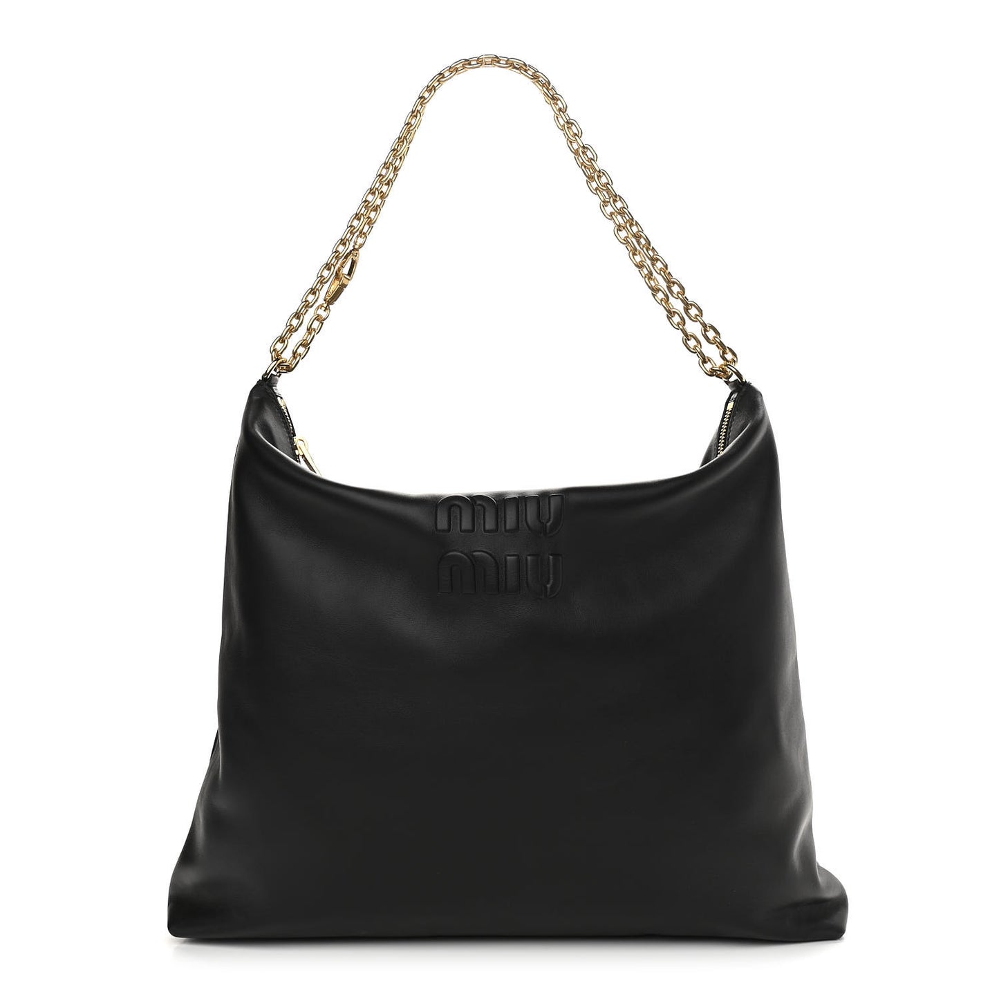Soft Calf Softy Shoulder Bag Black