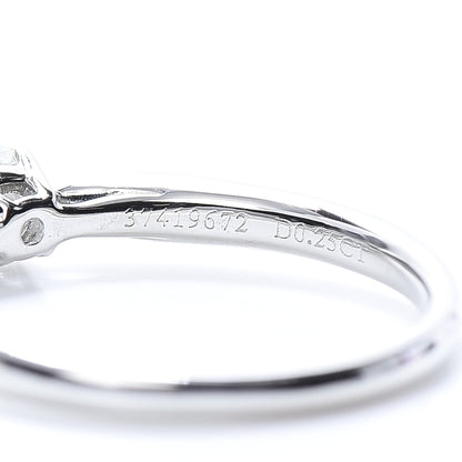 Tiffany Platinum Diamond .25ct Round Brilliant Harmony Engagement Ring 49 5 8 of 8