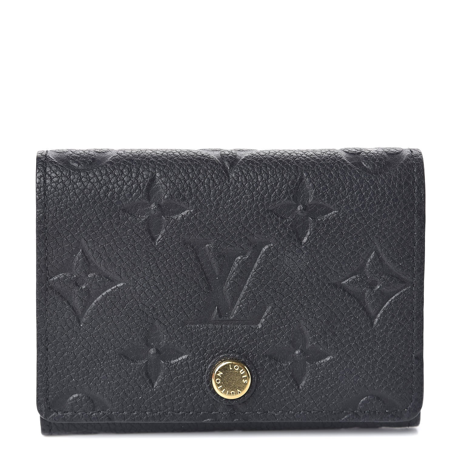 Louis Vuitton Empreinte Business Card Holder Black 1 of 7