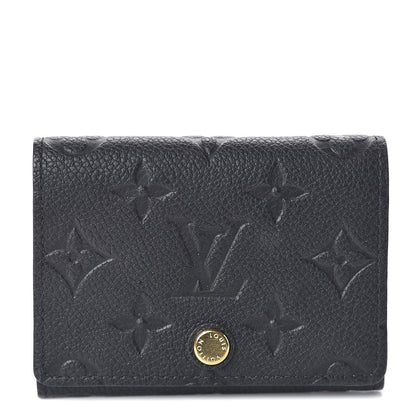 Louis Vuitton Empreinte Business Card Holder Black 1 of 7