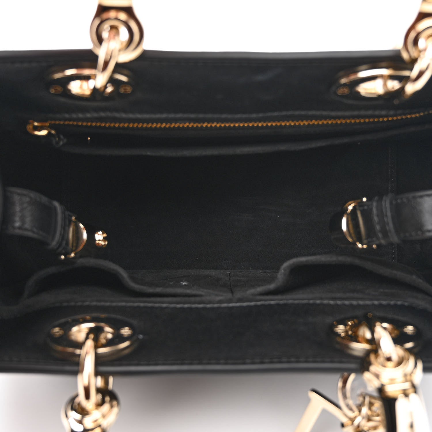 Christian Dior Calfskin Cannage Small The Lady 95.22 Black 5 of 8