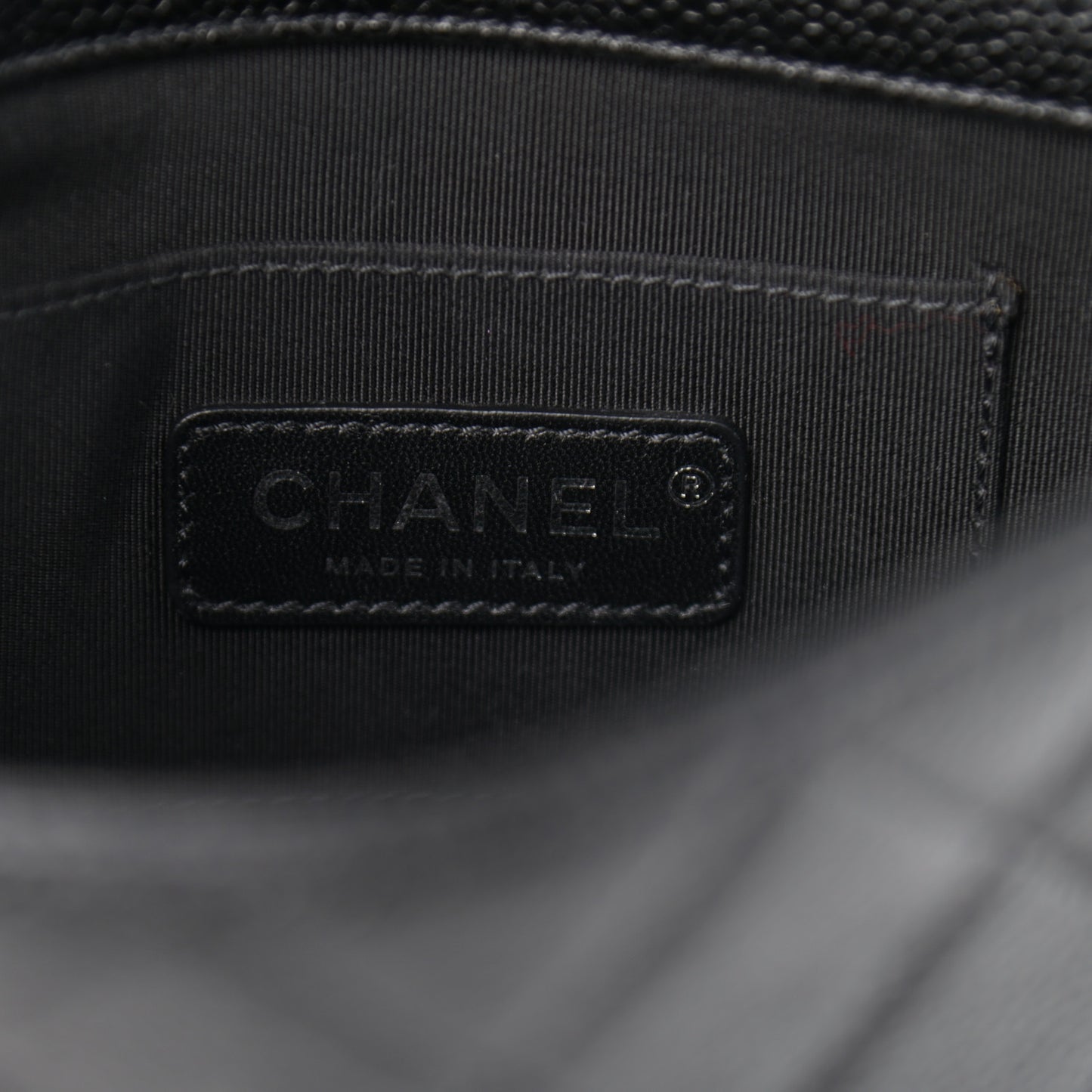 Caviar Quilted Incognito Mini Square Flap Black