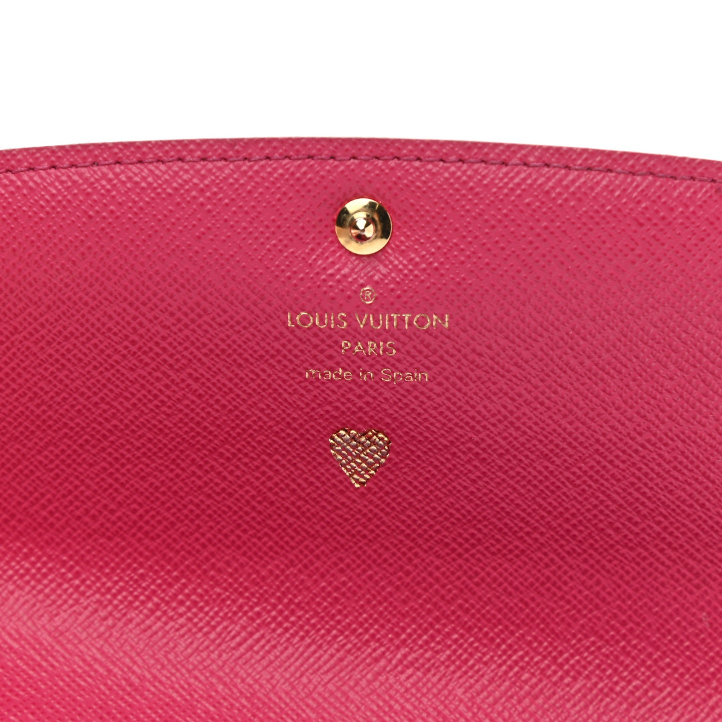 Monogram Bloom Flower Emilie Wallet Fuchsia