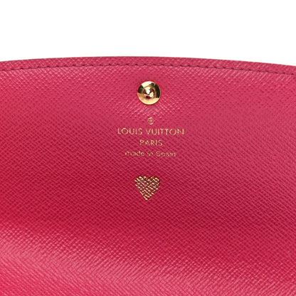 Louis Vuitton Monogram Bloom Flower Emilie Wallet Fuchsia 6 of 11