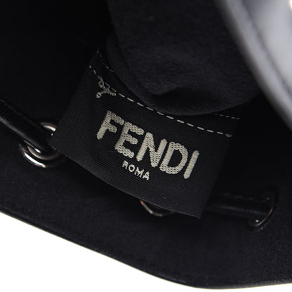 Fendi Vitello Liberty Velvet F is Fendi FF Bi-Color Mini Mon Tresor Bucket Bag Black Fango 6 of 11