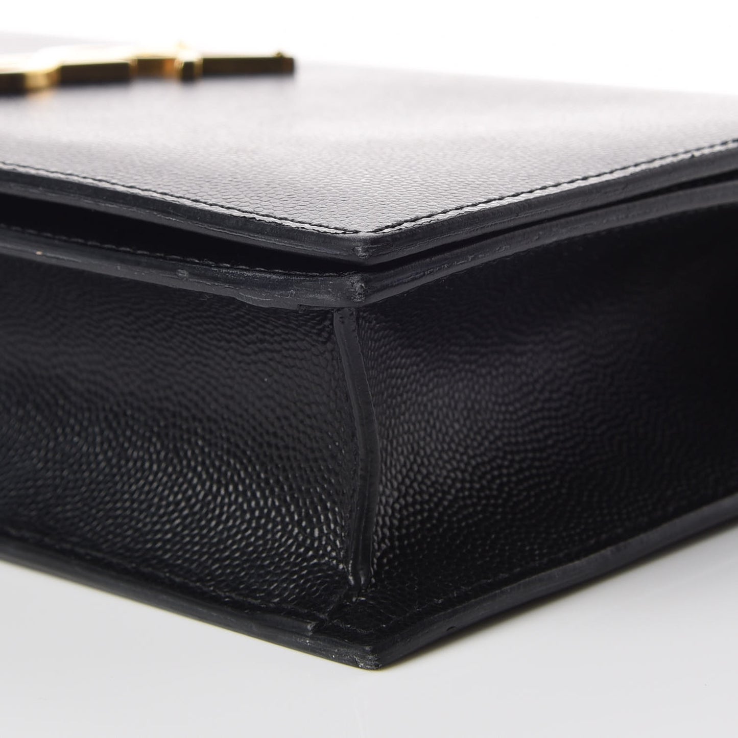 Grain De Poudre Classic Monogram Kate Clutch Black