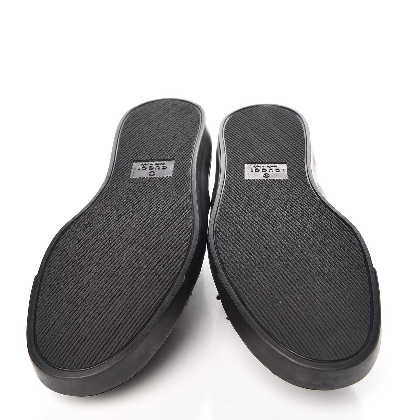 Calfskin Floral Slip On Sneakers 38 Black