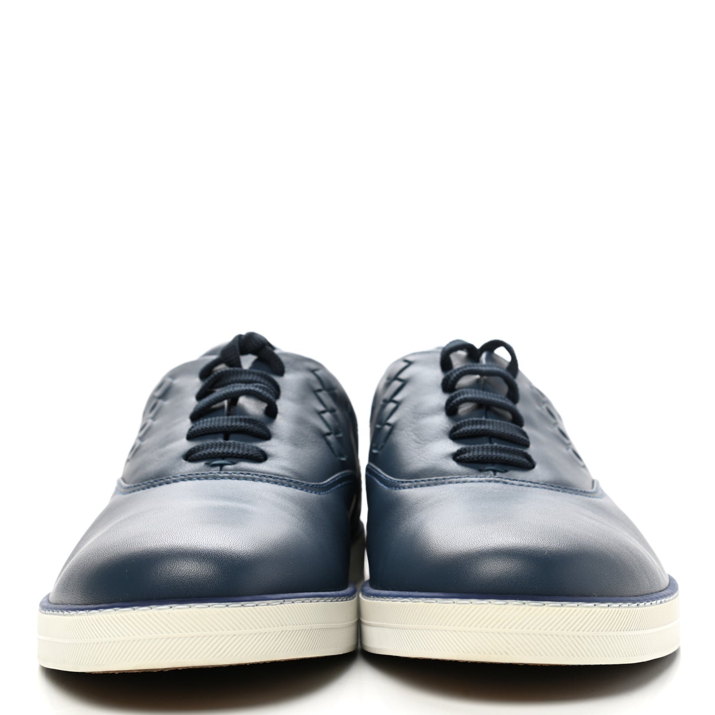 Nappa Intrecciato Speedster Sneakers 43.5 Denim