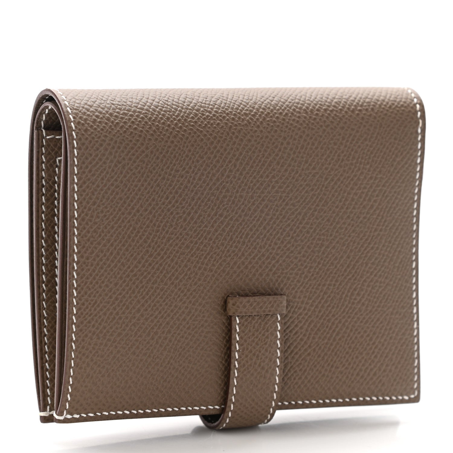 Hermes Epsom Bearn Compact Wallet Etoupe 3 of 7