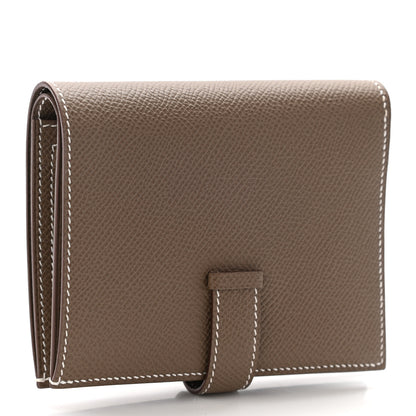 Hermes Epsom Bearn Compact Wallet Etoupe 3 of 7