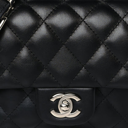 Chanel Calfskin Quilted CC Uniform Flap Belt Bag Black 16 of 21