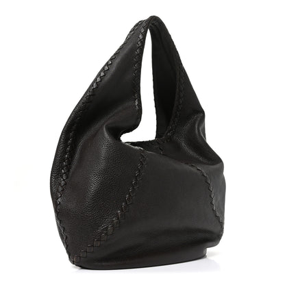 Bottega Veneta Cervo Deerskin Large Hobo Ebano 3 of 12